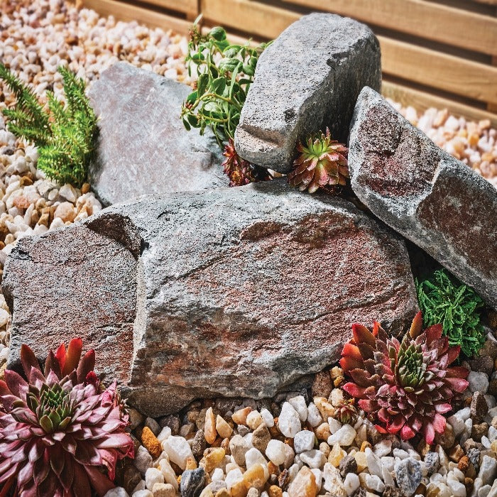 Rustic Slate Rockery 200-400mm Large Bulk Bag (approx. 80 pcs)