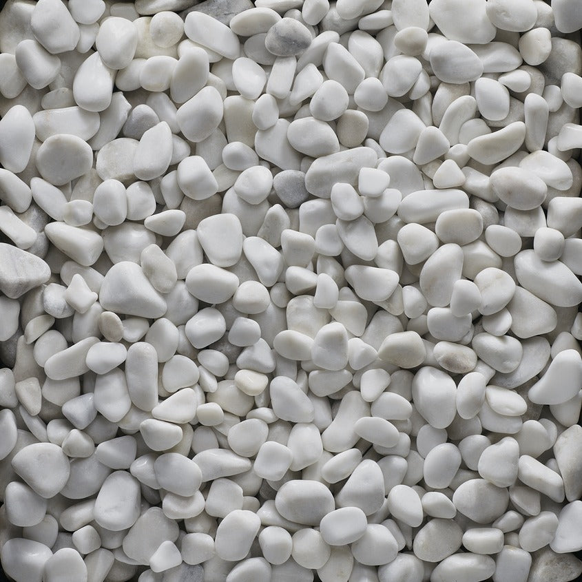 Polar White Pebbles 20-40mm Large Bulk Bag (approx. 850kg)